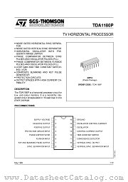 TDA1180 datasheet pdf ST Microelectronics
