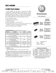 MC14008BF datasheet pdf ON Semiconductor