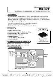 M62496 datasheet pdf Mitsubishi Electric Corporation