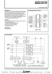 M66510 datasheet pdf Mitsubishi Electric Corporation