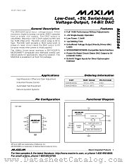 MAX5544ESA datasheet pdf MAXIM - Dallas Semiconductor