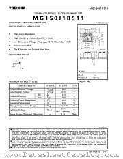 MG150J1BS11 datasheet pdf TOSHIBA