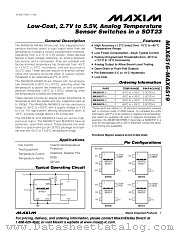 MAX6519UK datasheet pdf MAXIM - Dallas Semiconductor