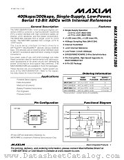 MAX1284BESA datasheet pdf MAXIM - Dallas Semiconductor