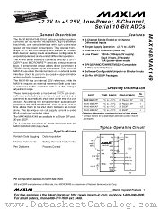 MAX149BEPP datasheet pdf MAXIM - Dallas Semiconductor