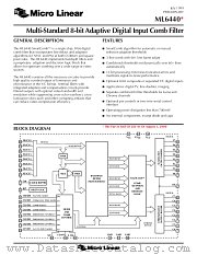 ML6440CH datasheet pdf Micro Linear