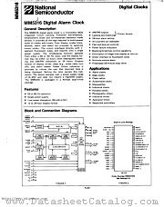 MM5316N datasheet pdf National Semiconductor