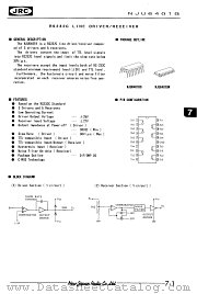 NJU6401 datasheet pdf New Japan Radio
