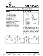 93LCS56-P datasheet pdf Microchip