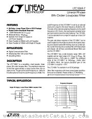 LTC1069-7C datasheet pdf Linear Technology