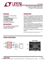 LTC1262IS8 datasheet pdf Linear Technology