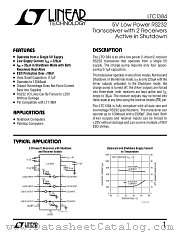 LTC1384CN datasheet pdf Linear Technology