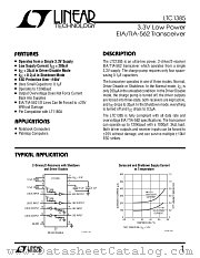 LTC1385CN datasheet pdf Linear Technology
