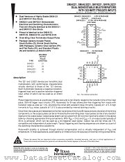 SN74LS221DB datasheet pdf Texas Instruments