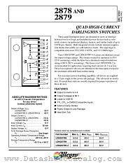 2878 datasheet pdf Allegro MicroSystems