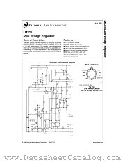 LM325H datasheet pdf National Semiconductor