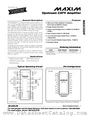MAX3509EUP datasheet pdf MAXIM - Dallas Semiconductor