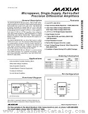 MAX4199ESA datasheet pdf MAXIM - Dallas Semiconductor