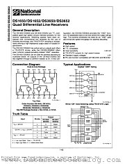 DS1650 datasheet pdf National Semiconductor