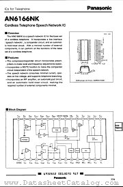 AN6166NK datasheet pdf Panasonic