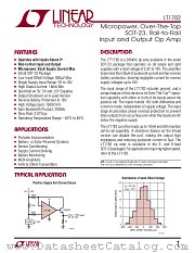 LT1782CS6 datasheet pdf Linear Technology