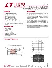 LT3460ESC6 datasheet pdf Linear Technology