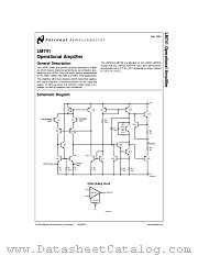 LM741AH/883 datasheet pdf National Semiconductor