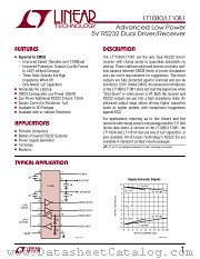LT1081ISW datasheet pdf Linear Technology