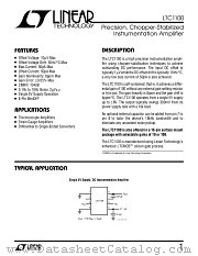 LT1100 datasheet pdf Linear Technology