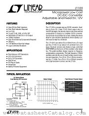 LT1109-5 datasheet pdf Linear Technology