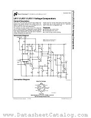 LF111H-MIL datasheet pdf National Semiconductor