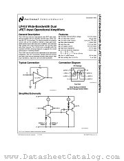 LF453CM datasheet pdf National Semiconductor