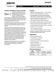 HFA3841CN datasheet pdf Intersil