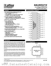 GAL26CLV12D-7LJ datasheet pdf Lattice Semiconductor