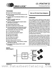 CL-PD6722 datasheet pdf Cirrus Logic