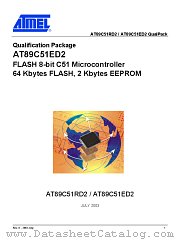 AT89C51RD2-SLSIM datasheet pdf Atmel