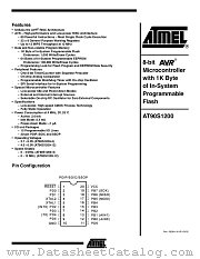AT90S1200-4YC datasheet pdf Atmel