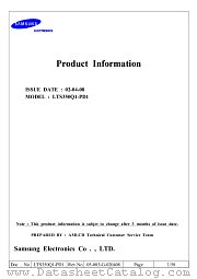 LTS350Q1-PD1 datasheet pdf Samsung Electronic