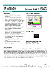 DS21Q42TN datasheet pdf MAXIM - Dallas Semiconductor