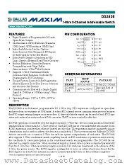 DS2408S datasheet pdf MAXIM - Dallas Semiconductor
