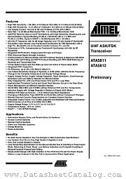 ATA5812-PLQC datasheet pdf Atmel