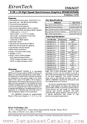 EM636327R-8 datasheet pdf Etron Tech