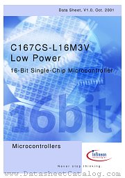SAB-C167CS-L16M3V datasheet pdf Infineon