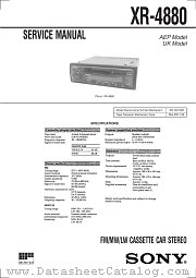 XR-4880 datasheet pdf SONY