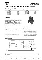 TSOP2230UH1 datasheet pdf Vishay