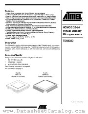 TS68020MFB/C20 datasheet pdf Atmel