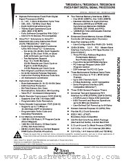 TMS32C6414DZLZA6E3 datasheet pdf Texas Instruments