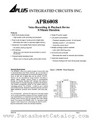 APR-08 datasheet pdf Aplus Integrated Circuits