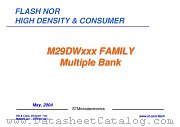 M29DW323 datasheet pdf ST Microelectronics