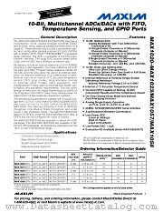 MAX1058BETM datasheet pdf MAXIM - Dallas Semiconductor